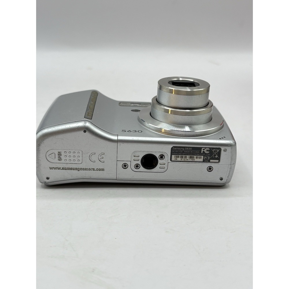 Samsung Silver Digimax S630 6MP Digital Camera with 3x Optical Works - Picture 8 of 12